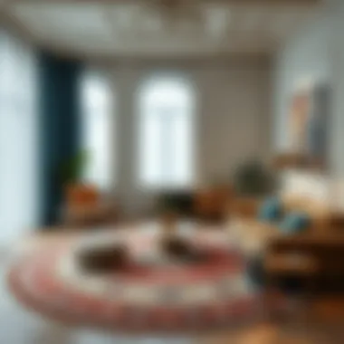 Maintaining and caring for round carpets