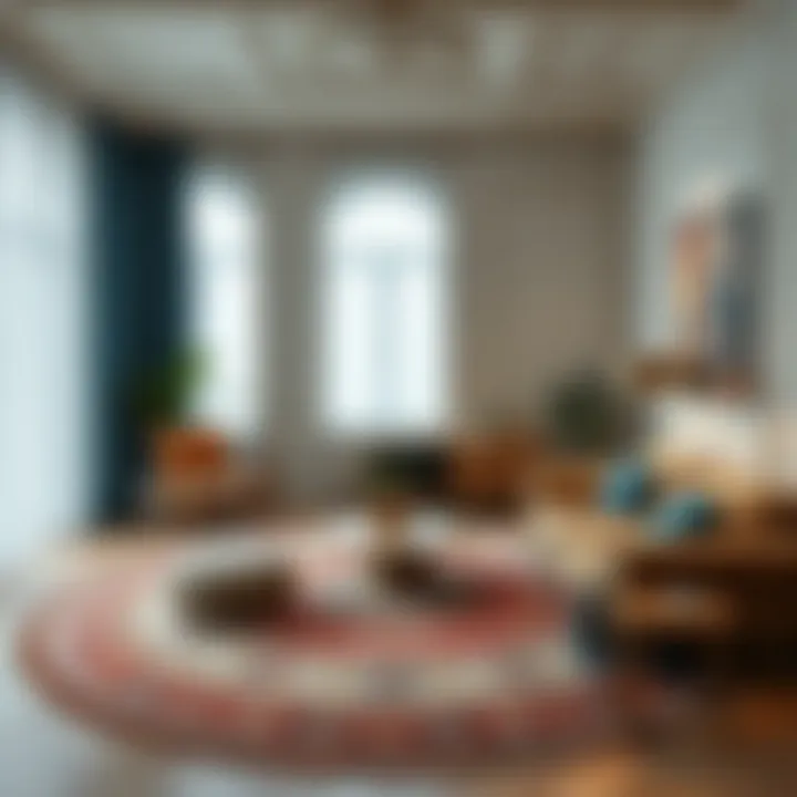 Maintaining and caring for round carpets